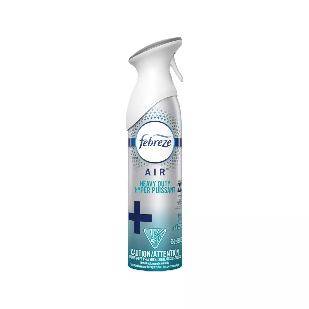 Image product Febreze Odor-Eliminating Air Freshener, Heavy Duty Crisp Clean, 250 g