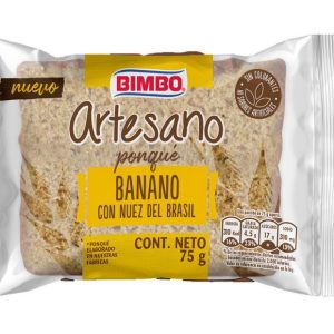 Imagen del producto Ponque Artesano Banano Bimbo 75G